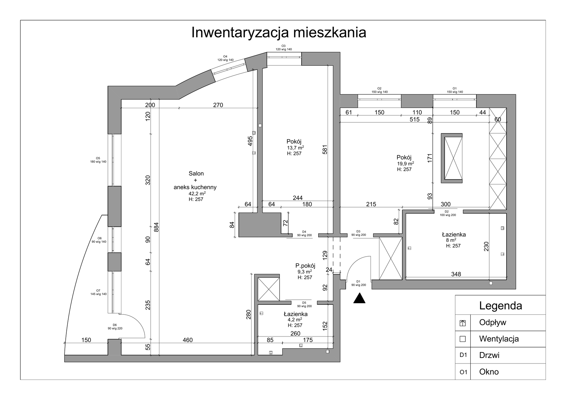 Rzut mieszkania